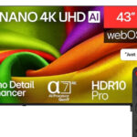 LG 43 Inch NU850B6LA NANO 4K UHD Smart TV