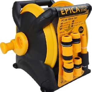 Epica Star 20 Meter Hose Reel Set With Handle And Nozzle